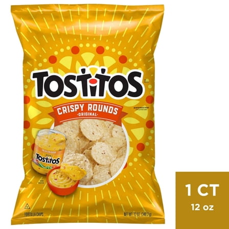 Tostitos Crispy Rounds Tortilla Chips - 12oz - Pack of 2