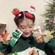 thumbnail image 4 of Lindo Clip De Pelo De Navidad + Cuerda Para La Cabeza + Conjunto De Círculos Para El Cabello Con Cuernos Santa Claus Forma De Árbol De Navidad Accesorios Para El Cabello De Navidad 4 Unids Inevent AP007359-01, 4 of 6