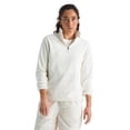 thumbnail image 1 of Chaqueta The North Face Glacier Fleece con cierre de 1/4, blanca, talla XL, 1 of 5