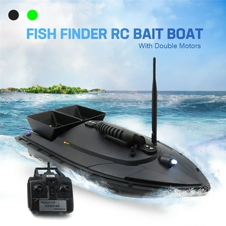 Flytec Fishing Bait RC Boat 2.4G 4CH 5.4km/h Double Motors 500m Remote Fish Finder W/ (Best Fish Finder For Jon Boat)