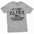 thumbnail image 6 of Men's Funny I will fix it later T-shirt lazy Laziness do it later humorous saying Shirt (Small Black), 6 of 7