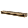 thumbnail image 6 of Country Living Bodie 72" Hand Distressed Wood Fireplace Mantel Shelf - Chestnut Finish, 6 of 7