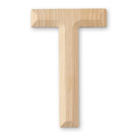 UPC: 0195158462159 | 8  Beveled Wood Letter by Make Market®