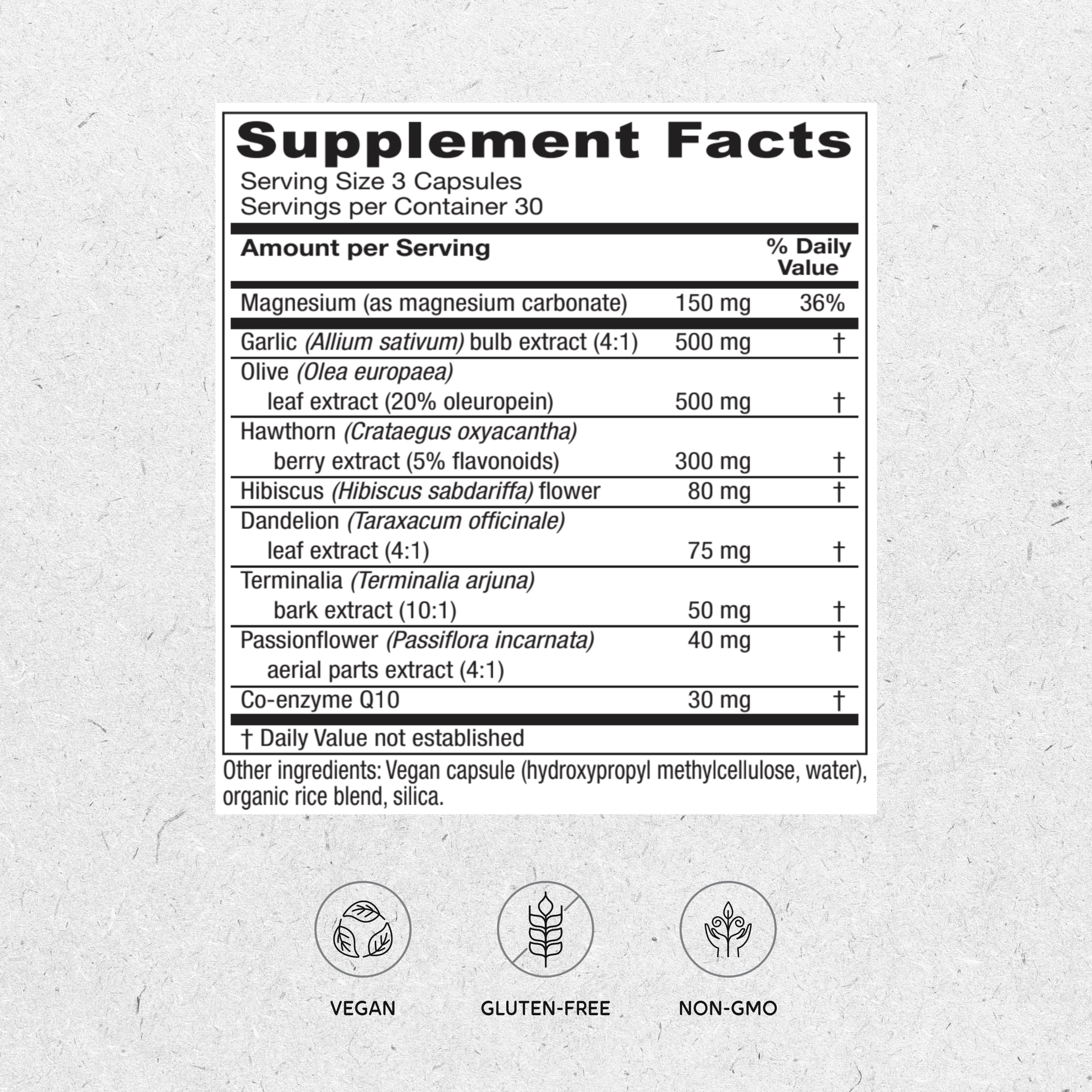 Vitanica VasoBlend, Cardiovascular Support, Vegan, 90 Capsules