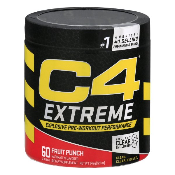 c4 extreme caffeine content