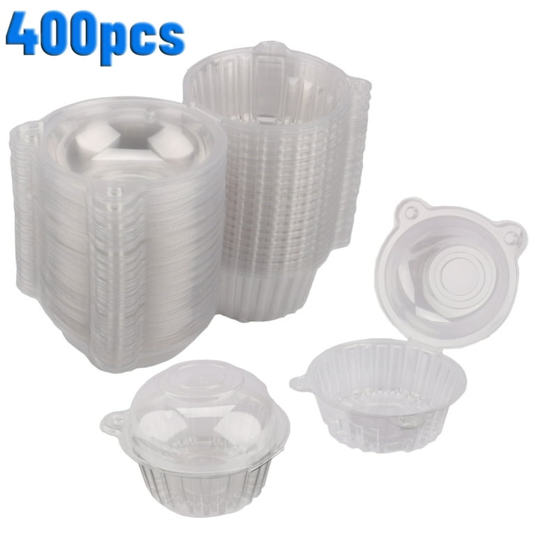Muffin Storage Container Disposable Cupcake Boxes 100pcs Plastic