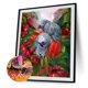 thumbnail image 1 of 5D bricolaje taladro completo diamante pintura loros pájaros punto de cruz bordado Likrtyny decoración de arte, 1 of 8