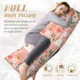 thumbnail image 7 of Rateoe Long Body Pillow Cover, 20x54 Inches Body Pillow Cases, Soft Brushed Microfiber Zipper Design, Swan And Flowers3 -Pillows Not Included, 7 of 7