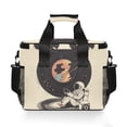 thumbnail image 7 of FORMRS Insulated Cooler Bag 24 Cans Capacity Soft Leakproof Lunch Box with Side Pockets, Space Record, 7 of 7
