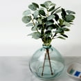 thumbnail image 3 of Better Homes & Gardens 12" Artificial Green Eucalyptus in Blown Glass Vase, 3 of 8