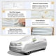 thumbnail image 5 of Funda de Coche, Funda de Coche SUV, Funda de Coche Impermeable Portátil con Banda Reflectante y Película Antipolvo para SUVs de hasta 193 Pulgadas de Largo (Plata), 5 of 7