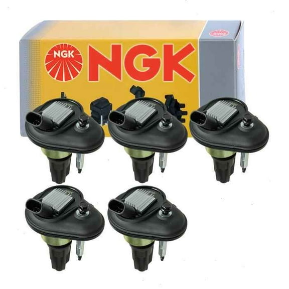 5 pc NGK Ignition Coils compatible with Chevrolet Colorado 3.5L L5 2004-2006