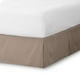 thumbnail image 1 of Faldón de cama cepillado Doble Bare Home Colección Premium 1800 Caída de 15 Pulgadas Tamaño Completo Color Topo, 1 of 5