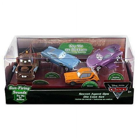 Disney Cars 1:43 Multi-Packs Secret Agent Ops Diecast Car Set