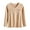 Beige, variant on Ladies' Fleece Thermal Long Sleeve V-Neck Undershirt 2025 Trendy Neckline-Modifying Design Warm Soft Fabric Flattering Daily Wear Winter Base Layer Top
