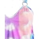 thumbnail image 3 of Más el tamaño del tinte del lazo del anillo o pañuelo Hem Tank Top Rosegal Camisetas sin mangas de talla grande, 3 of 5