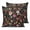 Black, variant on 20x20 Pillow Covers Set of 2, Pink Flowers Throw Pillow Covers Decorative Couch Cushion Case, Spring Farmhouse Floral Leaves Vintage Microfiber Square Pillowcases for Bedroom Car Living Room