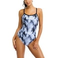 thumbnail image 3 of Charmo Slim Strap Sport One Piece Swimsuit for Womens Color Blocked Sports Swimwear, 3 of 6