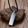 thumbnail image 4 of Not Ccratch Genuine Tungsten Metal Necklaces Pendants Men Jewelry 20inch Chain, 4 of 5
