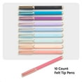 thumbnail image 2 of U Brands Catalina Felt Tip Pens, 10 Count, Medium Point, Assorted Colors, 2 of 6