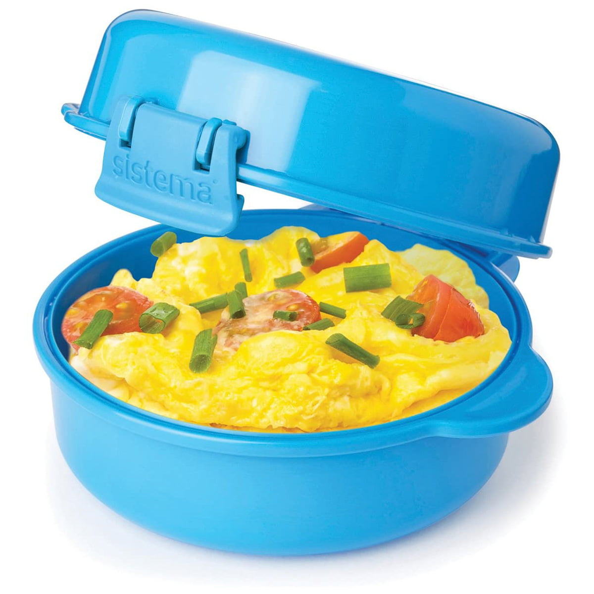 Red & To Go Microwave Egg Cooker Easy Eggs 270 ml Assorted Colours Sistema Microwave Easy Bacon 28.7 x 21.9 x 7 cm 