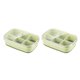 thumbnail image 2 of Molde de bandeja de cubitos de hielo de silicona Advancent accesorios refrigerador de rejilla múltiple Simple Type2 NO2, 2 of 6