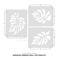 thumbnail image 4 of Bermuda Breeze Wall Pattern Stencil Kit, 4 of 6