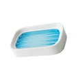 thumbnail image 2 of EeaseMX Jabonera de pared de doble capa con bandeja de drenaje para ducha, baño y cocina (azul), 2 of 8