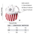 thumbnail image 3 of Hard For Small Breeds Football Games Hat With Ear Holes, 3 of 8
