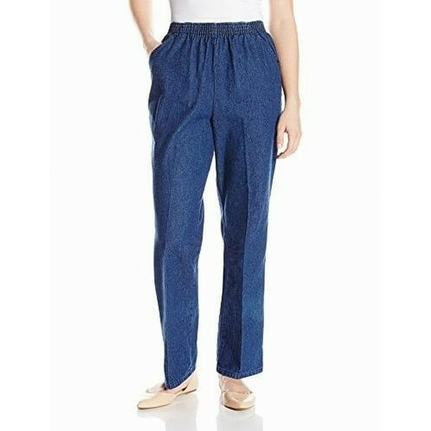 Chic Jeans - Womens Petite Pull-On Denim Stretch Jeans 6P - Walmart.com ...