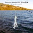 thumbnail image 3 of Cebo de pulpo suave de Pvc, 2 uds., 10,5 cm/8,5g, realista, reutilizable, noctilucencia, cebo de pulpo falso, accesorio de pesca, 3 of 5