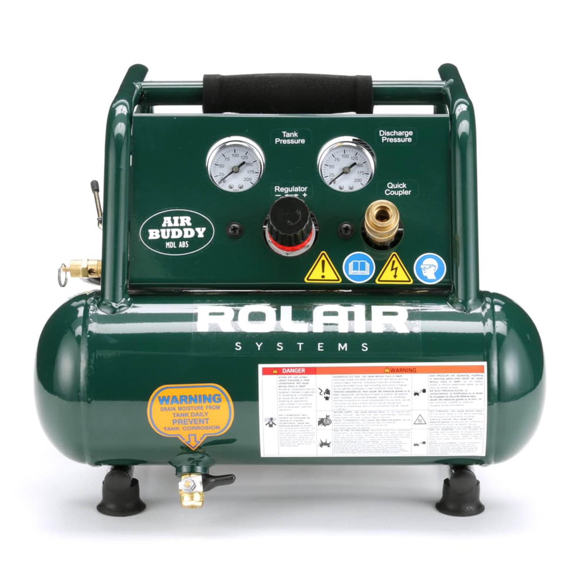 Rolair AB5 Air Buddy 1/2 HP Super Quiet Portable Electric Small Air