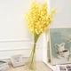 thumbnail image 5 of Kearding 12 piezas de seda de bajo mantenimiento buena sensación de mano no tóxico para gatos y perros apariencia realista de Decoración Verde amarillo, 5 of 6