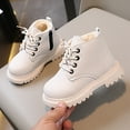 thumbnail image 5 of Boys and Girls Mesh Winter Boot Lace Shoes Fashion Mesh Neoprene Kids Boots Winter Lace Boots Non Slip Kids insulated Boots Breathable Nude Boots, 5 of 5