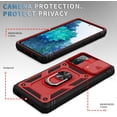 thumbnail image 3 of S20 FE Case,for Galaxy S20 FE Case,with Camera Lens Protective, with Kickstand Heavy Duty Protective Case for Samsung Galaxy S20 FE Case Red, 3 of 12