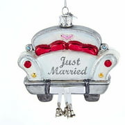 Kurt Adler NB1540 Noble Gems™ "Just Married" Car Ornament
