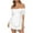 White, variant on FRSASU Plus Size Jumpsuit Women Summer Short Sleeve Slash-Neck Women'S Jumpsuit