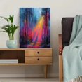thumbnail image 5 of Winter Village Snow Road Canvas Print, Festive Seasonal Wall Decor for Living Room, Bedroom, Dining Room & Cafe, 5 of 8