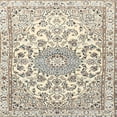 thumbnail image 1 of Ahgly Company Machine Washable Indoor Square Traditional Rose Dust Purple Area Rugs, 5' Square, 1 of 7