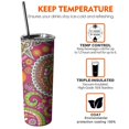 thumbnail image 6 of 20 OZ Coffee Tumble Travel Coffee Mugs with Straw,Thermal with Lids for Hot and Cold Drinks for School Camping, 6 of 7