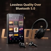 160GB Hi-Fi Audio Player with Bluetooth and WiFi, Oilsky Hi-Fi Music Player with Audible,Play Store, 4.02 DSD Lossless Music MP3 MP4 Player(Black)