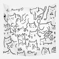 thumbnail image 1 of Tapestry Hi Morning Cat, diseño estético de pared, 150 x 130 cm, microtela, 1 of 1