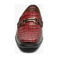 thumbnail image 6 of Stacy Adams Embrey Moc Toe Bit Slip-On Dress Shoes Wine 25703-609, 6 of 7