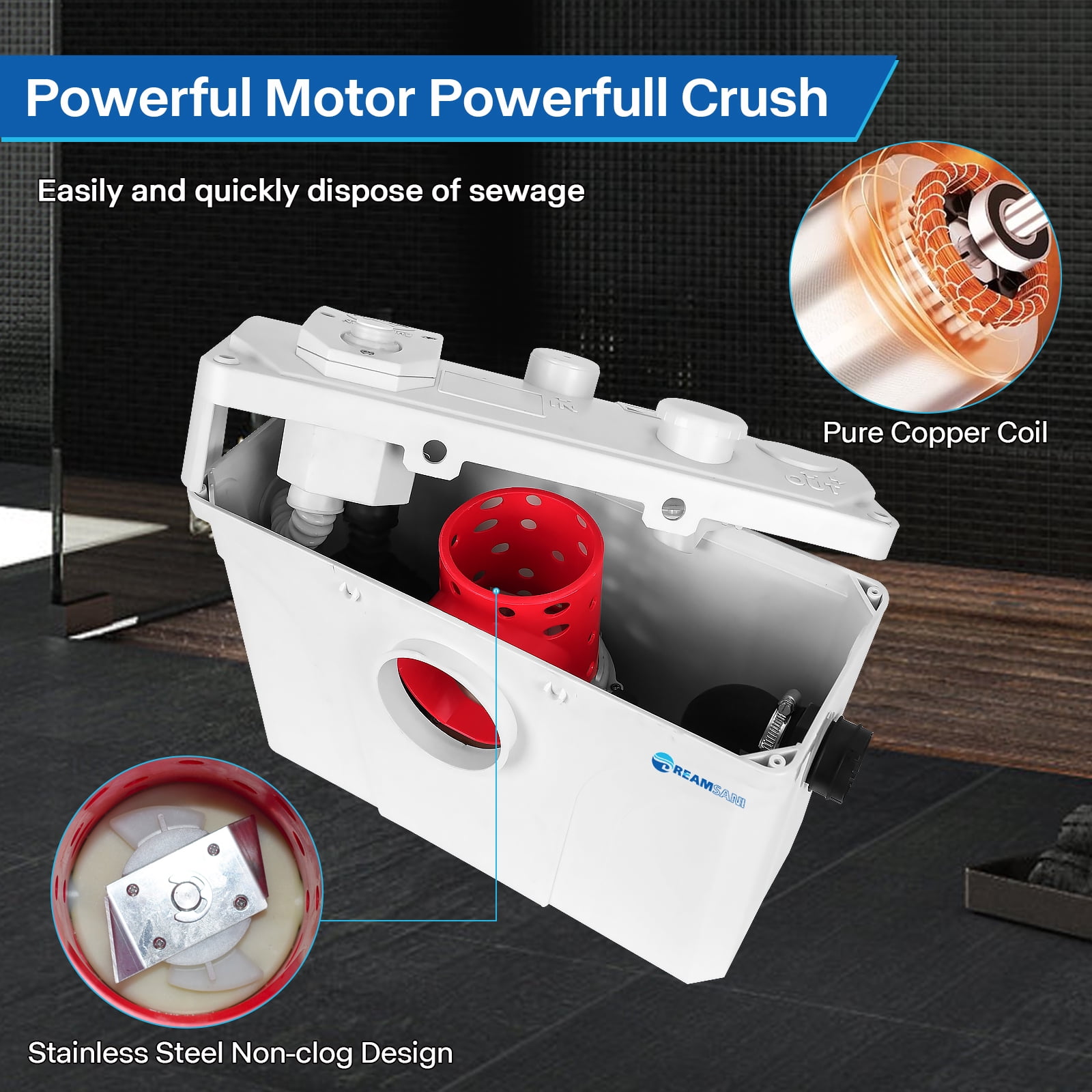 700Pro Pressurized Pump, 700W Horsepower with 4 Inlets, Pipeline Pump Type is a Sump Pump