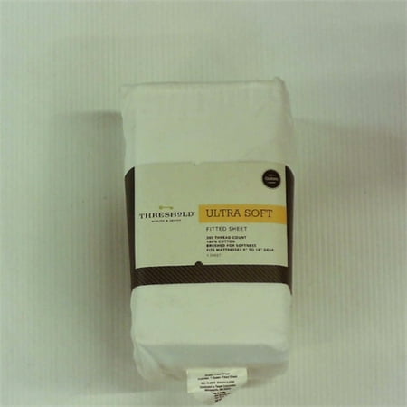UPC 490621620761 product image for Threshold Ultra Soft Fitted Sheet 300 Thread Count - Queen - White | upcitemdb.com