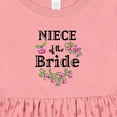thumbnail image 4 of Inktastic Niece of the Bride Roses Girls Baby Dress, 4 of 5