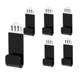 thumbnail image 2 of AMLESO Vinyl Record Display Shelves Kids Bookshelf Storage Wall Rack for Home Decor black 6 pieces, 2 of 8