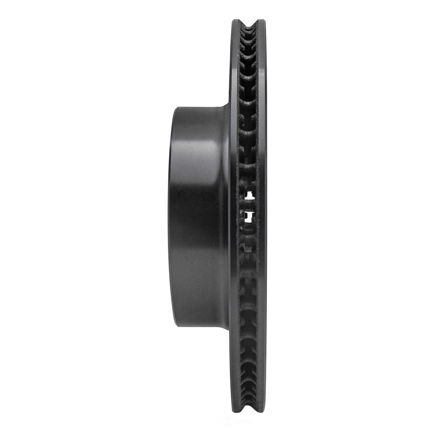Dynamic Friction Company 633-02028R DFC Brake Rotor - Drilled And Slotted - Black