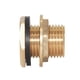 thumbnail image 3 of 2x Tubo de Latón 1/2 " Conector de Tubo de de Plomería de Montaje de Tuberías con Una Junta para de Agua BLESIY Conector de manguera de tanque de agua, 3 of 6