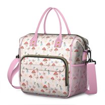 Mushroom Fairy Princess Pattern Womens Lunch Box for Work,Insulated Large Lunch Bag for Tween and Teen,Loncheras Para Mujer,Leakproof Adult Lunch Bag for Work,Beach,Travel,Picnic,Camping